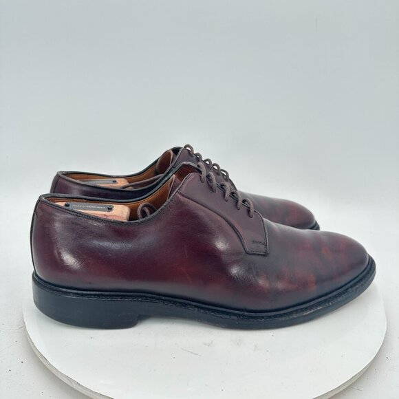 Wild Smith London Lanark Men Sz 9.5 UK 8.5E Burgundy Leather Derby Lace Up Shoe - Picture 4 of 12